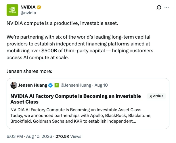 Supplemental illustration accompanying the discussion of AI capacity, utilization and credit risk.